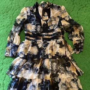 Pretty Amanda Uprichard Ruffle Midi Dress